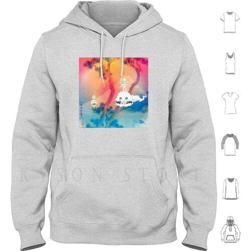 Kids See Ghosts Hoodie Long Sleeve Kids See Ghosts Kanye West Album Cover Album