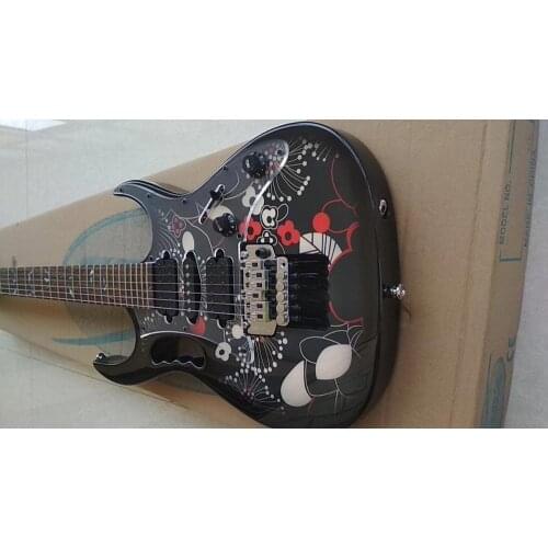 KSG FP2 electric guitar chrome hardware vine inlays 21 to 24 frets deep scalloped electric Guitar free shipping guitar