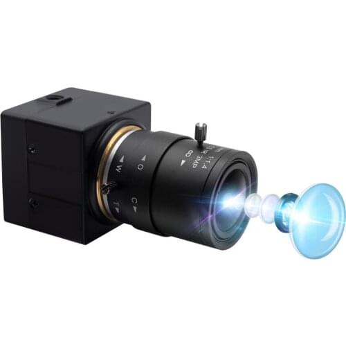 HD 720P Webcam USB2.0 1MP MJPEG 60fps Digital Video Capture Varifocal Camera Monochrome Cameras for Android Linux Windows MAC