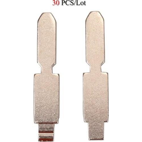 Kutery 30PCS/Lot KD Metal Car Key Blank Flip VVDI/JMD For Peugeot For Citroen NE78 Replacement Uncut Car Key Blank Blade