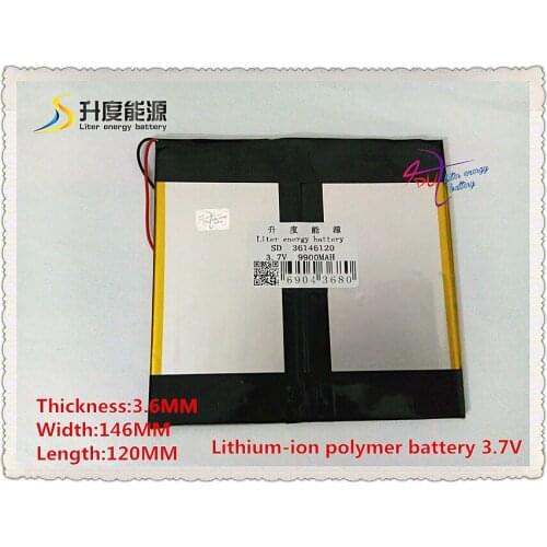 36146120 3.7V 9900mAH 35120145 Polymer lithium ion / Li-ion battery for tablet pc,GPS,cell phone,speaker