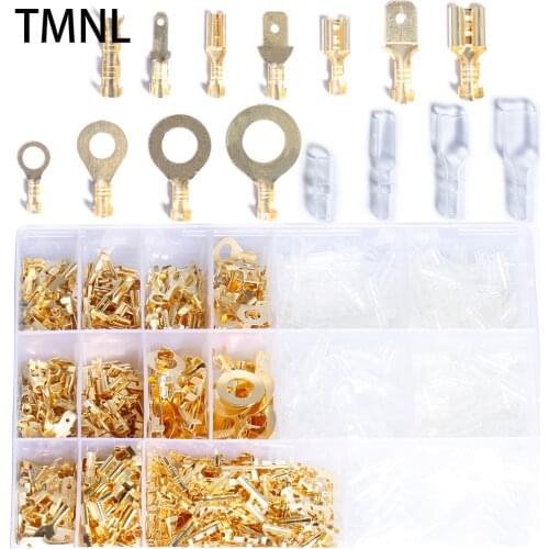 Copper Terminals Cable Wire Connector plug Electrical Spade Ring Lugs O-type Open Cold pressing Functional Mini hand tool Pliers