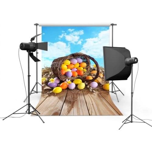 New Easter eggs backgrounds photography vinyl newborn shots photo backdrops of child photographer studio props fotografia GE-072