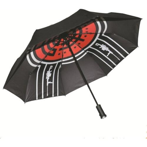 Full Automatic LED Lighting Windproof Rainproof Umbrella Outdoor Climbing Hiking Fishing Sunshade Tactical Tool Sun Umbrella