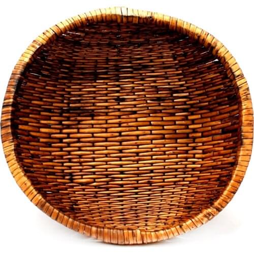 Newborn Photography Props Handmade Rattan Round Basket Baby Photo Posing Fotografia Accessories Basketful For Newborn