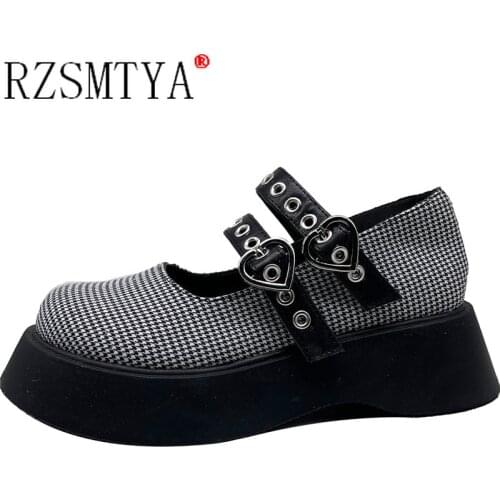 Mary Janes Shoes Women Student Lolita Shoes College Girl Shoes Commuter Uniform Shoes Women Flats 2021 Autumn Zapatos Mujer