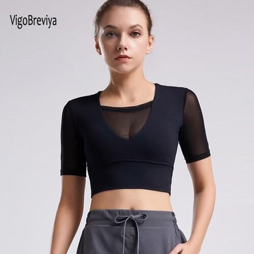 VigoBreviya Women Push Up Seamless Sports Bra Mesh Workout Sport Top Crop High Impact Fitness Wear For Yoga Gym Brassiere Vest