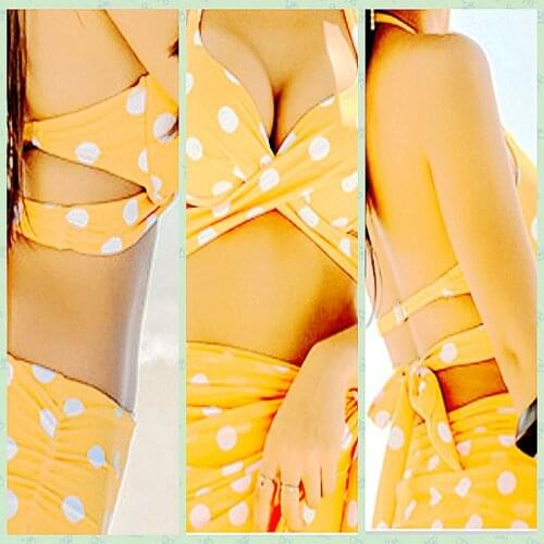 Sexy Three-point Bikini Piece Suit Small Chest Gathered with Steel Swimsuit Support Belt 2020 Female