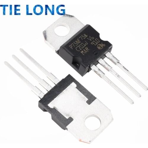 10PCS STP75NF75 TO-220 P75NF75 TO220 75NF75 new MOS FET transistor