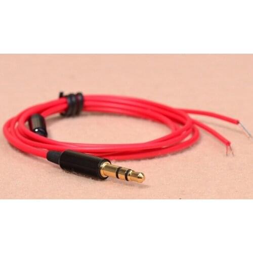 DIY headphone wire bass stereo earphone semi-finished wire 65cm 10pcs