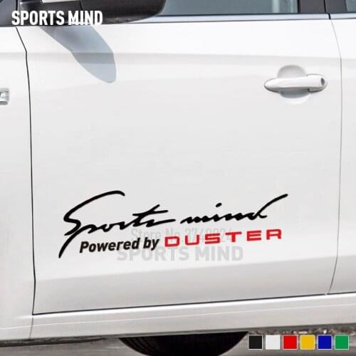 10 Pieces Sports Mind Car Sticker Decal Automobiles Car Styling Auto Accessories For for Renault duster Dacia duster accessories