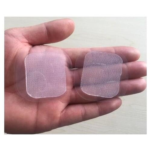20pcs=10 pairs 4*4cm replacement Conductive gel sheet for Low frequency omron HV-F310 F311/F320 massager device HV-PAD
