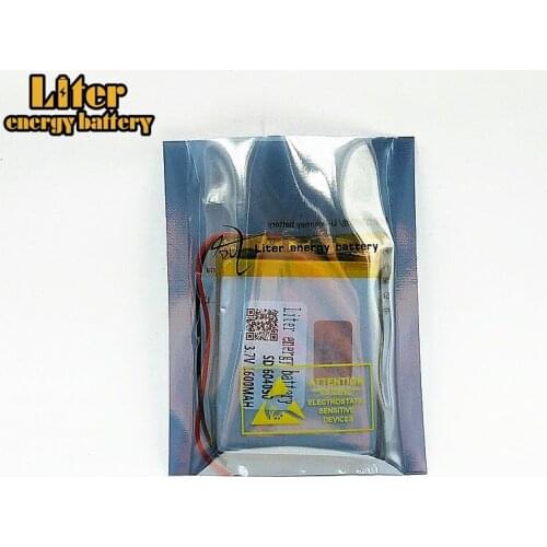 3.7V 1600mAh 604050 Lithium Polymer Li-Po Rechargeable Battery Li cells For Toy MP3 MP4 MP5 GPS Power Bank Speaker Tablet DIY