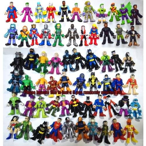 Lot of 5 PICS Imaginext Random Select Comic Super Hero Loose Action Figure TOY FREE SHIPPING