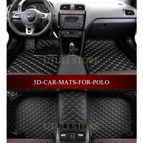 Car floor mats for Volkswagen Polo GTI R WRC Fun CrossPolo JETTA BORA custom fit car carpets foot mats