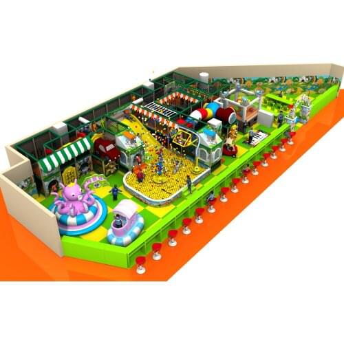 Customized Kids indoor soft park electric playground center children maze park with ball pool YLW-IN171052