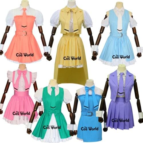 If My Favorite Pop Idol Made it to the Budokan I Would Die Ichii Maina Igarashi Reo Dress Uniform Outfit Anime Cosplay Costumes