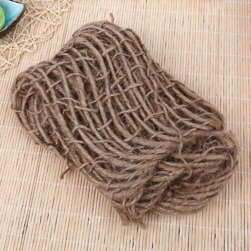 Newborn Photography Prop Chunky Burlap Layer Net Hessian Jute Backdrop Blanket