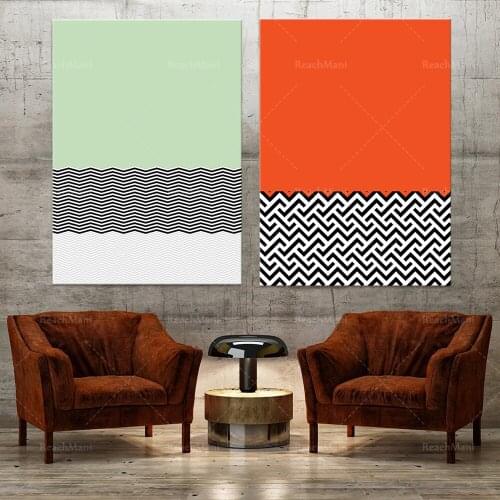 Impression avec art abstrait. Impression typographique. Imprimé de style scandinave. Idée cadeau pour toi et lui. Art géométriqu