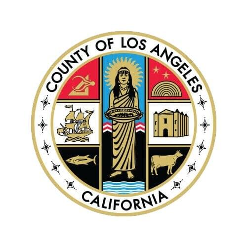 Hot Sell Seal of Los Angeles County Sticker Premium Die Cut Vinyl California Ca La Seal Car Window Body Decorative Stickers