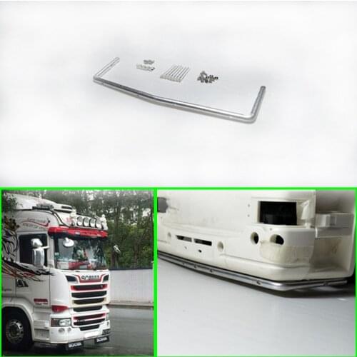 Metal LED Headlamp CNC Front Safety Light for 1/14 Tamiya RC Truck Car SCANIA R730 R470 R620 56323 DIY