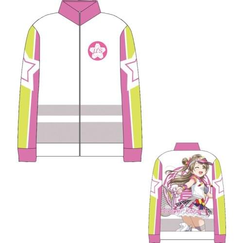 LoveLive! us Hoshizora Rin Jacket Cosplay Costume Love Live Hoodie Sweatshirt Men Women Spring Autumn Fashion Casual Sportswear