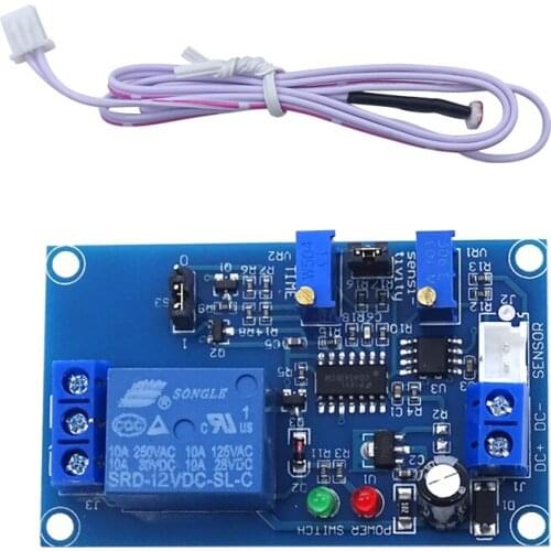 Automatic Control Module 5V12V Adjustable Time Delay Photorelay Light Photosensitive Resistor Detection Brightness Switch Module