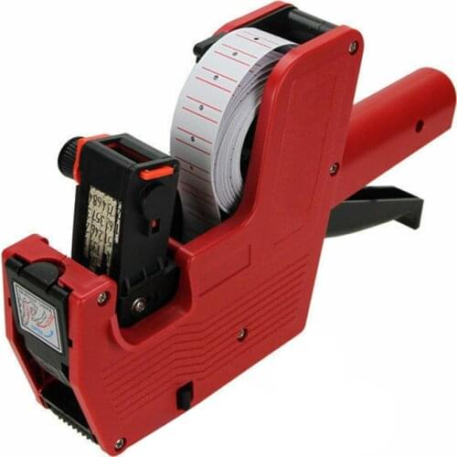 Pricing Tag Labeller Manual Pricing Marker Machine Tag Gun With 5000pcs Labels Tools Accessories With Ink Refill