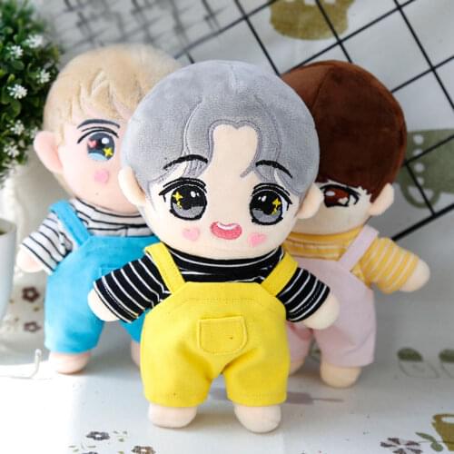 20cm EXO doll doll dress striped shirt cute candy pants doll clothes trousers T-shirt doll accessories