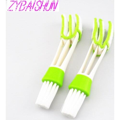 Car dashboard vents keyboard cleaner air outlet tool brush for Peugeot 206 207 208 301 307 308 407 2008 3008 4008