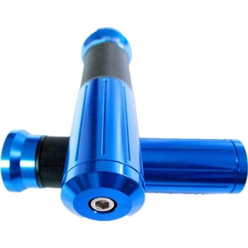 Motorcycle Handle Bar Hand Grips For FZX250 FZX750 FZ600 FZR400 VMAX 1200 Blue