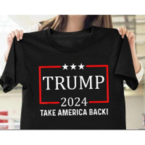 Trump 2024 Take America Back. President Election Supporter T-Shirt. Summer Cotton O-Neck Short Sleeve Mens T Shirt New S-3XL