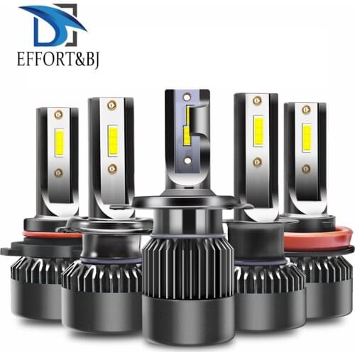 Effort&BJ Car Headlight H7 LED Bulbs H1 H4-H/L 9005/HB3 9006/HB4 9012 H8 H9 H11 100W 10000LM 6000K G3 Auto Headlamp CSP Light