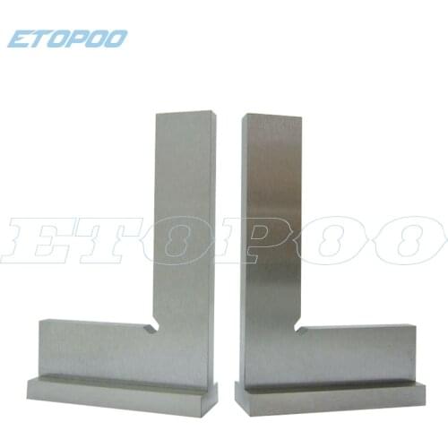 1pcs 90 degree Carbon steel Flat Edge Square With Wide Base Industrial Wide Base Square Gauge Tools