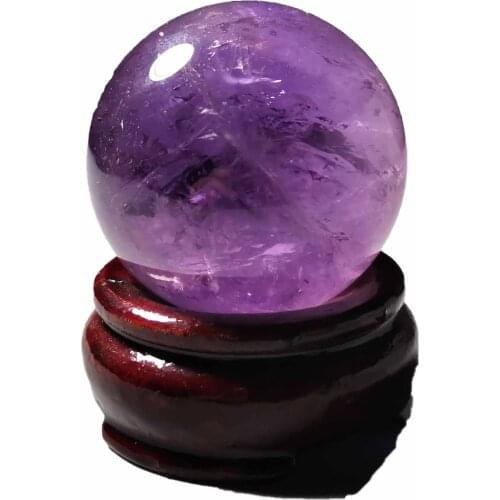 1PCS Natural Dream Amethysts Crystal Sphere Healing Sphere Modern Home Decor