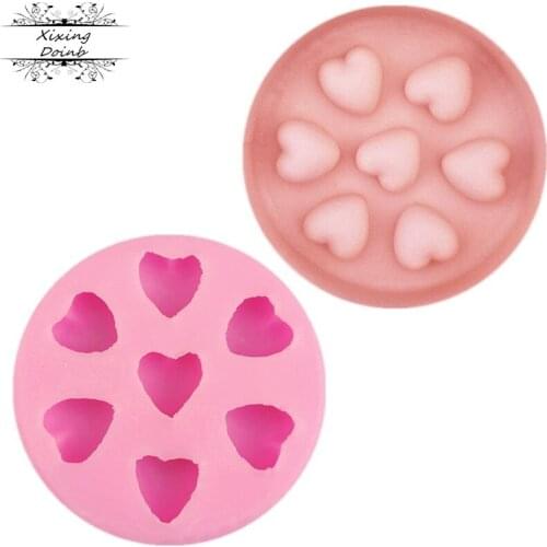 3D many love silicone cake candy mold DIY heart candle mold cake decoration mold resin mold