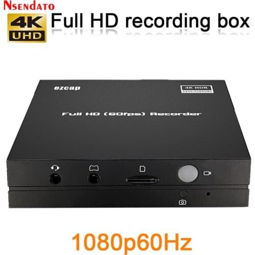 4K HDR HD Video Capture Standalone Recording Video Capture to Micro SD Card,Record Party Chat & Mic in Screenshot Ezcap274