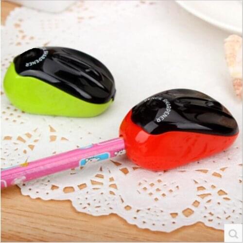 5Pc / Pack Creative Stationery Cute Mouse Pencil Sharpener office and School Supplies boys and girls gift