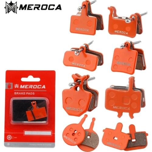 MEROCA MTB Bike Resin Iamok Disc Brake Pads Compatible With Shimano M355 XT XTR BB5 BB7 1 Pair Bicycle Parts