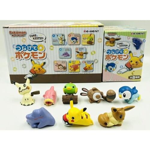 New 40PCS Pika Eevee Mimikyu Ditto Piplup Sentret Slowpoke 2.3" 6CM PVC Action Figure