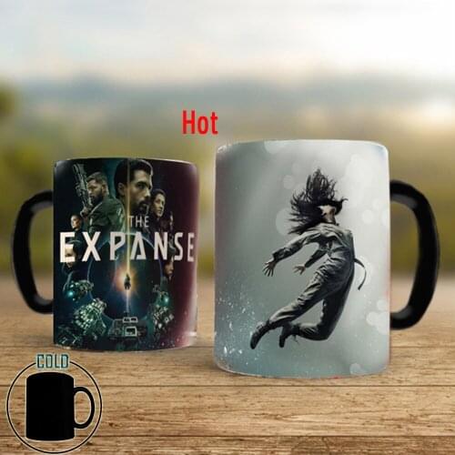 2021 The Expanse Color Changed Mug Heat 11oz Sensitive Magic Ceramic Tea Milk Coffee Cup
