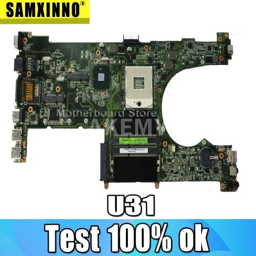 Motherboard U31F HM55 mainboard REV 2.0 60-N19MB1000-D08 For Asus U31 U31F Laptop motherboard MAIN BOARD 100% Working