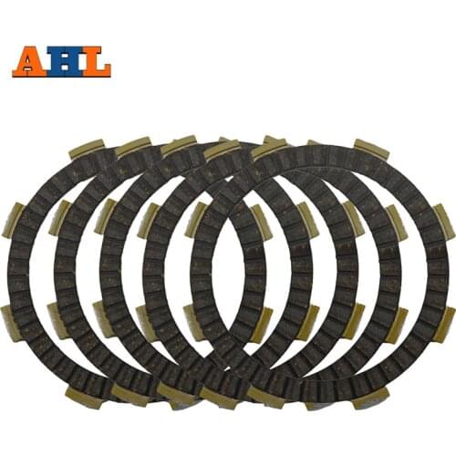 AHL Motorcycle Clutch Friction Plates Set for HONDA CB125S CB125 S 1976-1982 1984-1985 Clutch Lining #CP-00012