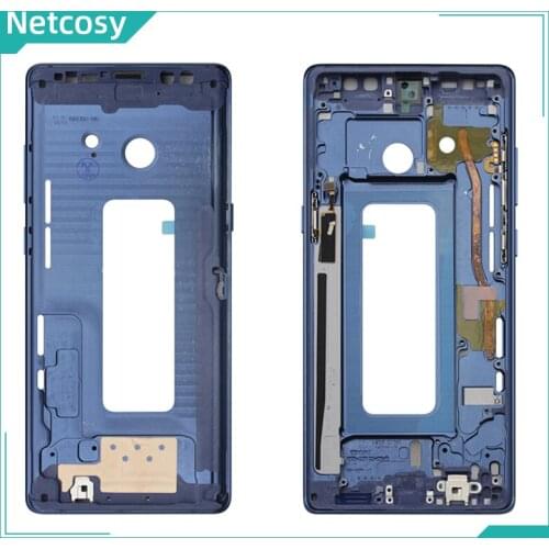 Netcosy Middle Frame Bezel Housing For Samsung Galaxy Note 8 N950 Mid Plate Chassis Cover For Samsung Note8 Note 8 Housing Cover