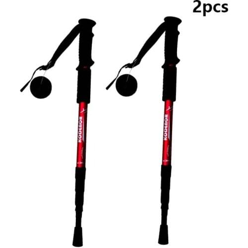 2pcs Hiking Accessories Walking Stick Cane Trekking Poles Telescopic Baton For Elderly Telescoping Sticks Poles Walking Stick