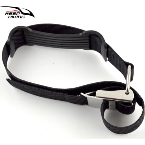 Scuba Diving Tank Strap With SS316 Buckle for 12L-14L Cylinder with Non-slip Pad Jacket BCD Wing BCD Sidemount Backmount Donut