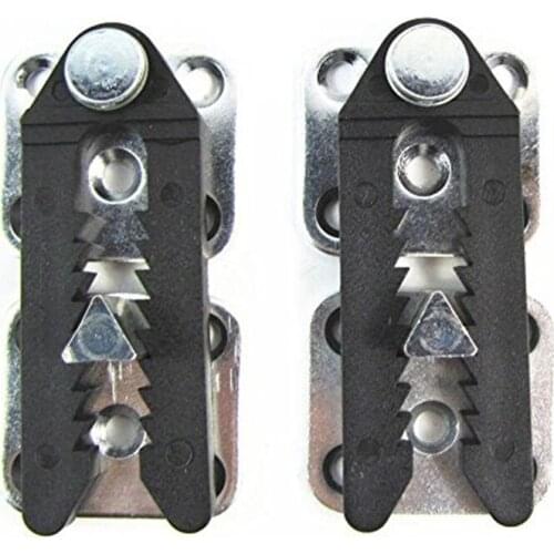 2 Pcs Sofa Couch Sectional Furniture Connector Joint Snap Alligator Style