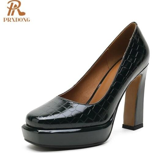 Women Pumps Sexy High Heels Slip-on Shallow Platform Shoes Dress Party Wedding Office Ladies Female 2021 New Summer Autumn Shoes