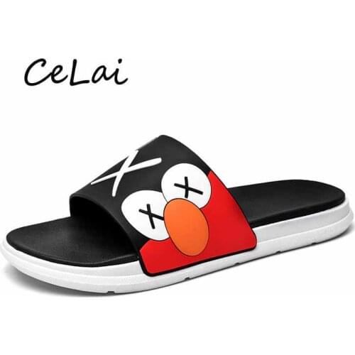 Plus Size Womens Flip-flops Cartoons Funny Mens Home Slippers Unisex Beach Slippers Hot Sale Summer Flip Flops for Kids G30
