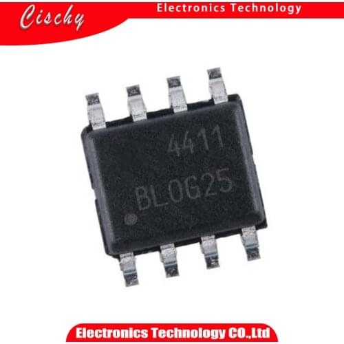 1pcs/lot AO4411 P 30V 8AW SOP-8 offen use laptop p 100% new original